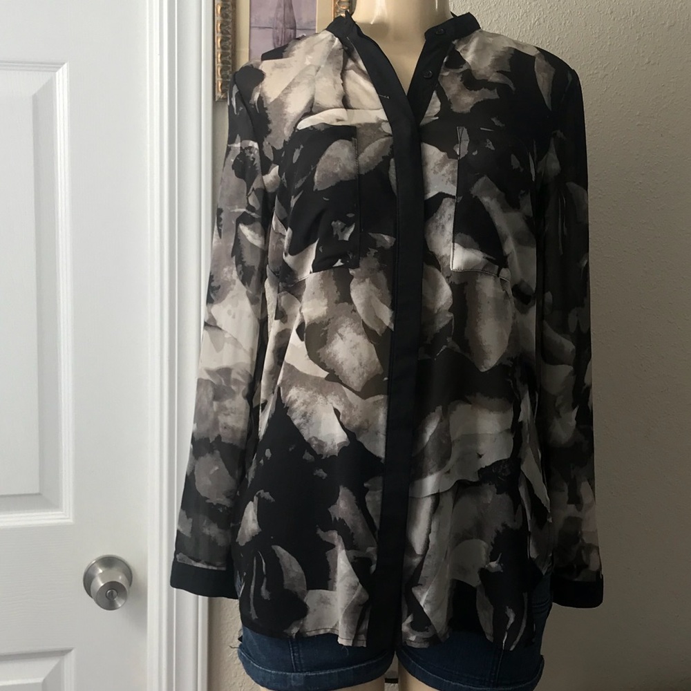 MOSSIMO:|Button Up Hi-Low Shirt.Women’s:Size:XS/TP